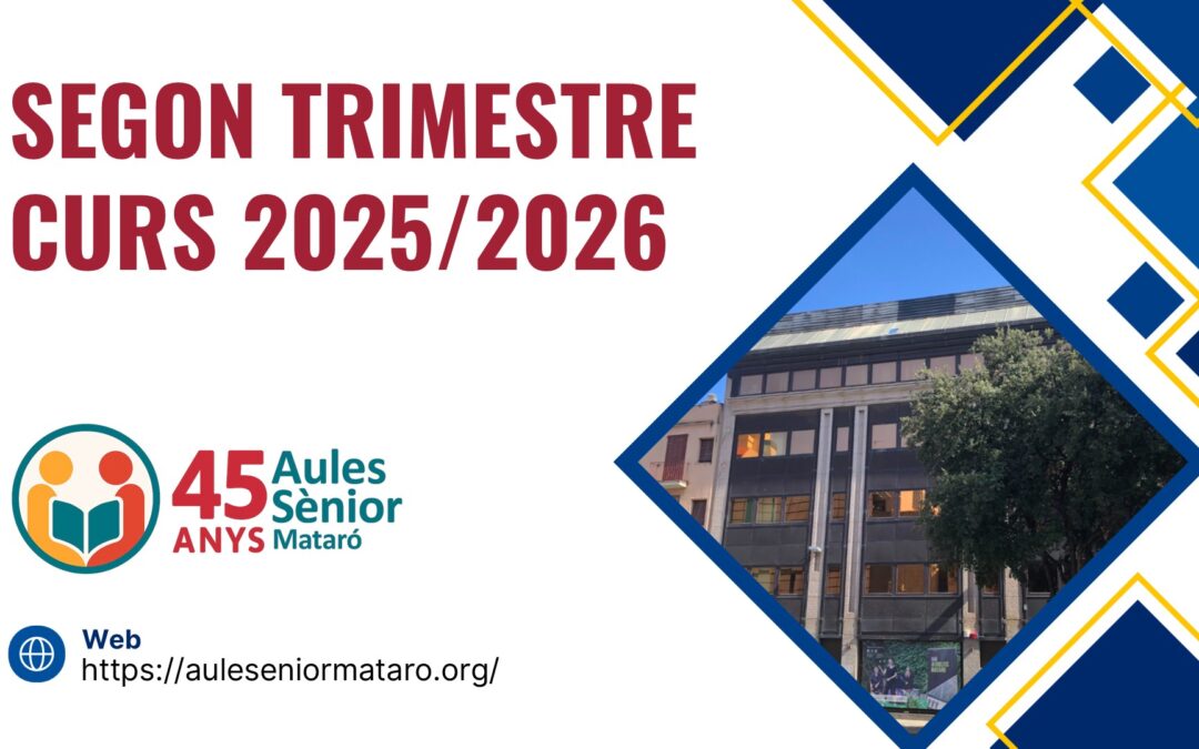 Tret de sortida a les conferències del segon trimestre de les Aules d’Extensió Universitària 2025/2026