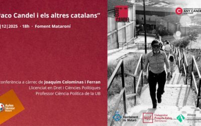  “Paco Candel i els altres catalans”: una conferència per entendre la idea d’un sol poble